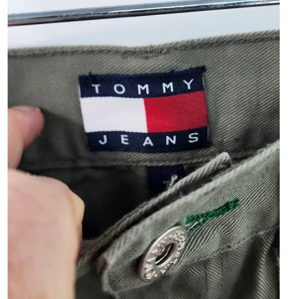 Vintage 90's Y2K‎ Tommy Hilfiger Tommy Jeans Straight Bootcut Green Size 7